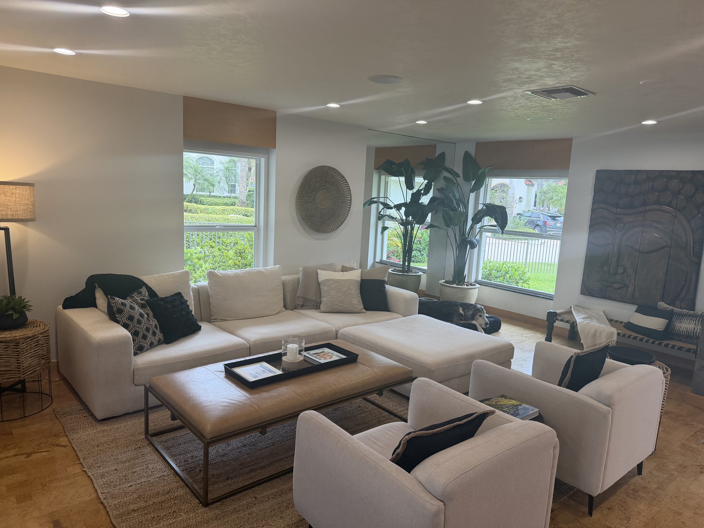 Florida residence — living room